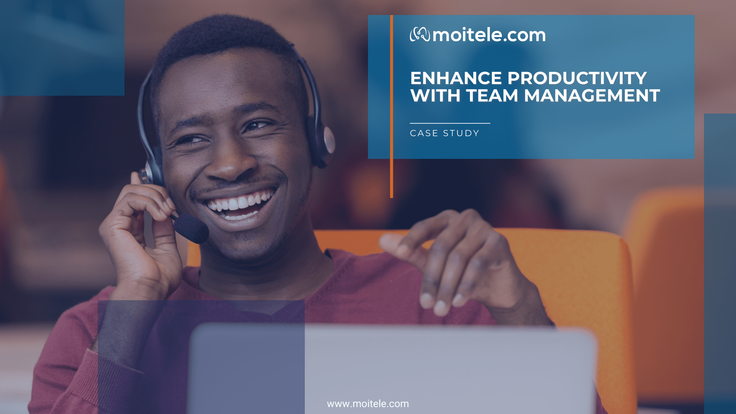 man smiling with overlay of text